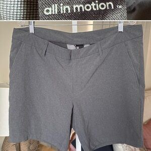 All In Motion Golf Shorts Men 40" Gray Walking Shorts Athletic With Pockets